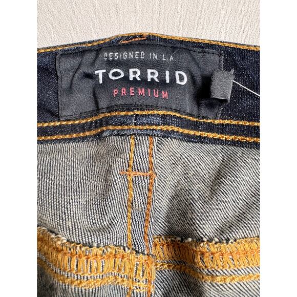 Torrid Luxe Skinny Jean Premium Stretch Denim Dark Wash Size 20R NWT - Picture 7 of 16